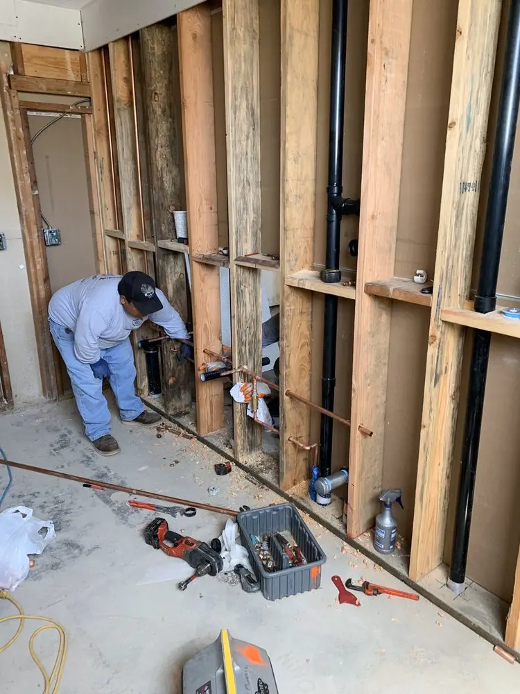 Commercial rough-in plumbing for Water Heater Replacement in Burleson